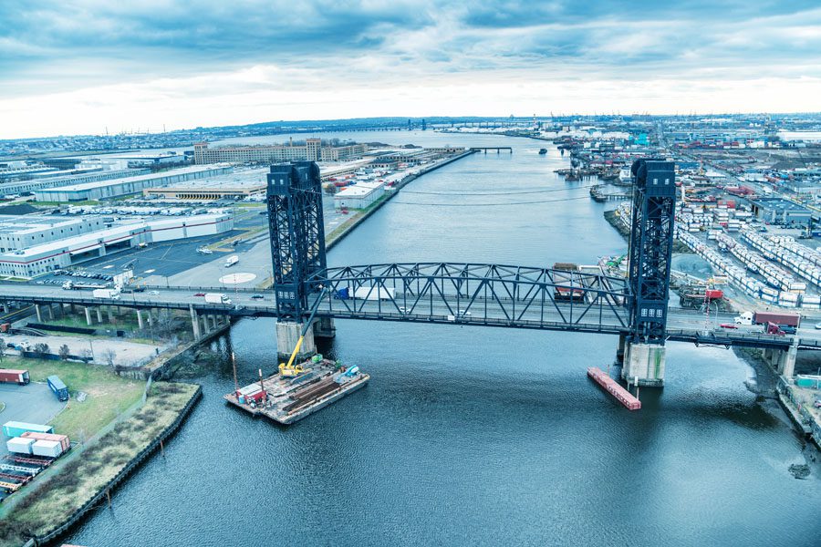 Hackensack, NJ Insurance - Bridge Coming into New Jersey on an Overcast Day