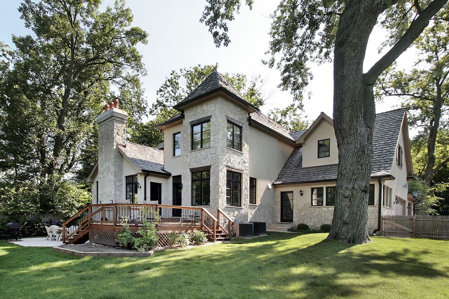 Personal Insurance - Modern Stone House on a Beautiful Manicured Lawn in New Jersey